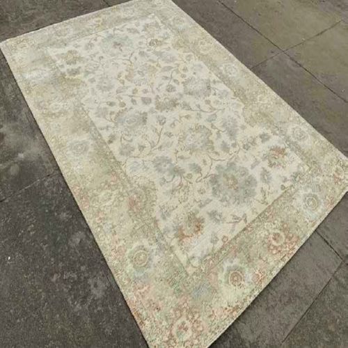 A69 Handloom Screen Printing Wool Viscose Rug