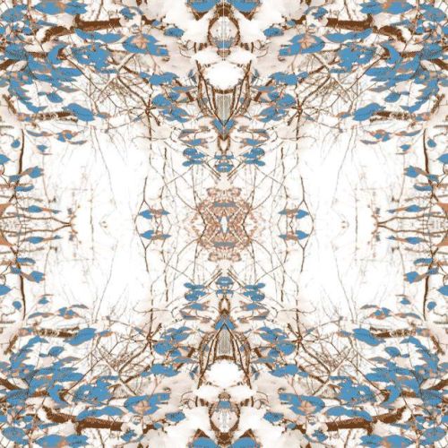 AB5 Indo Tibetan Wool & Lurex Zari Braided Flat Weave Rug