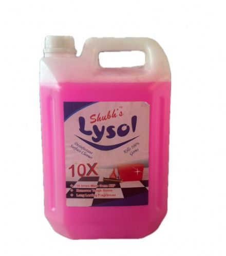 5L Lysol Liquid Floor Cleaner, Rose, Packaging Type : Bottle
