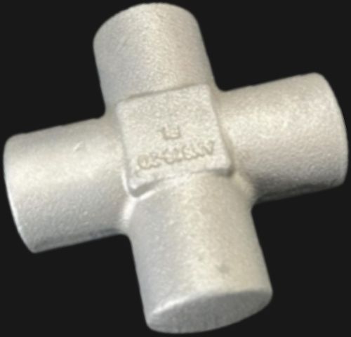 Metal Polished 28 Mm Straight Cross, Color : Metallic