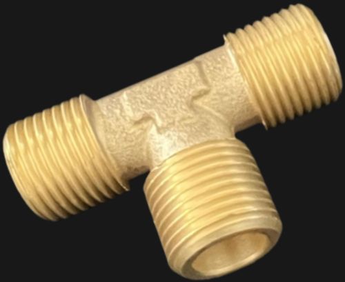 Brass Threaded Male Tee, Certification : ISI Certified for Industial