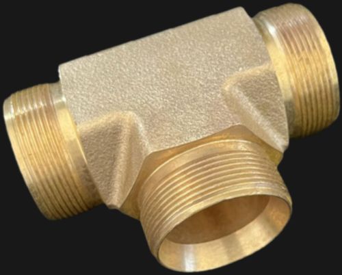 Brass Pipe Tee Connector Standard, Certification : Isi Certified