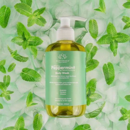 Earthraga Peppermint Tea Tree Eucalyptus Body Wash