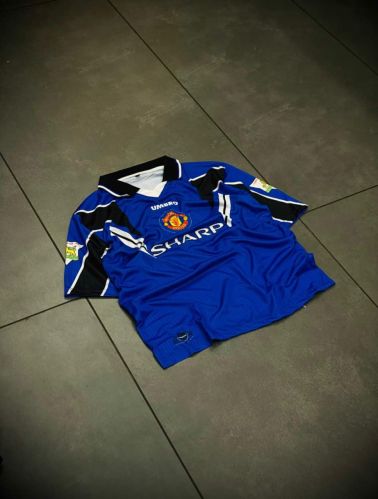 Man United 1996 Full Sublimation Retro Jersey with Collar
