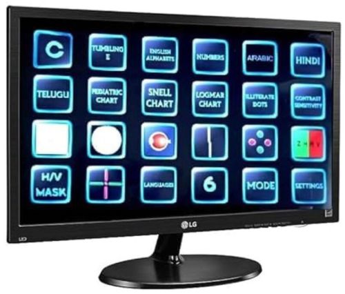 Plastic Visual Acuity LED Chart, Brand Name : Medico for Eye Testing