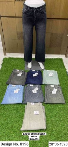 Denim Ladies Loose Fit Jeans Casual Wear