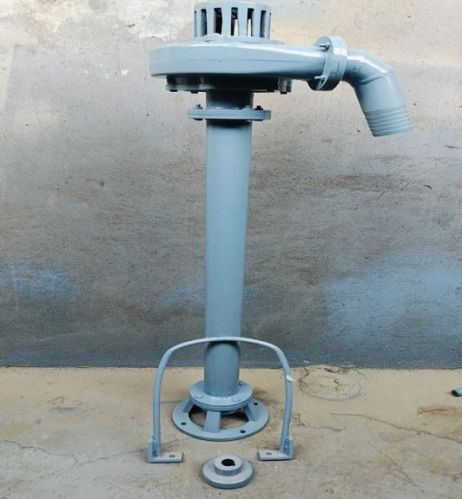 Typically Mild Steel 5 HP Vertical Water Pump, Color : Grey