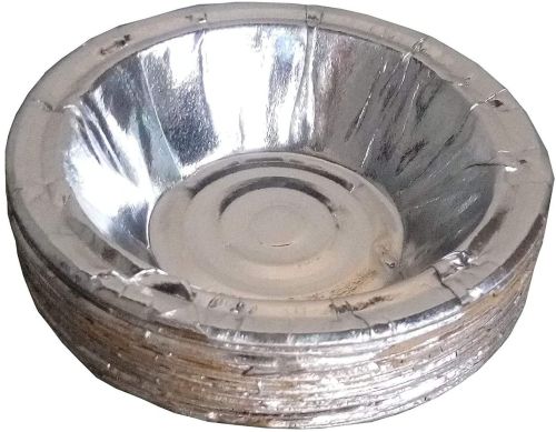 Silver Disposable Paper Dona, Shape : Round, Technics : Machine Made