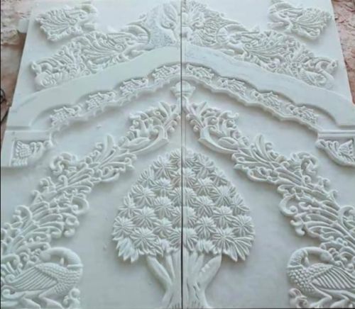 Non Polished Marble Carvings 10x10x5cm for Decoration