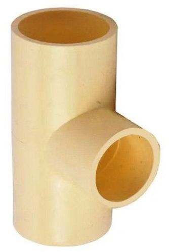 CPVC Plain Tee, Color : Cream