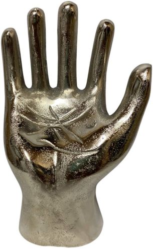 Polish Aluminum Silver Home Decor Human Hand