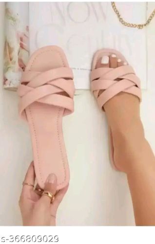 Ladies fancy footwear, Packaging Type : Pink