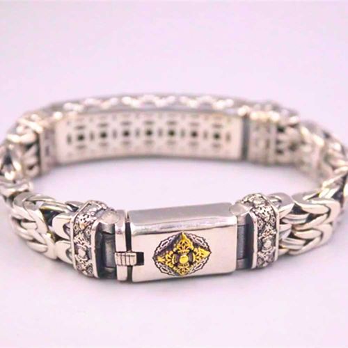 Turkey Design Heavy Pure Silver 925 Bracelet for Men, Shubh Jewellers