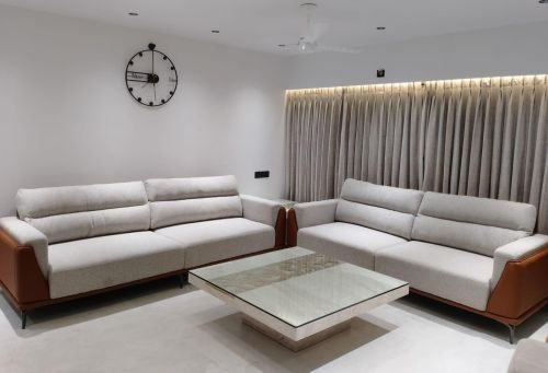 Modern 4 Seater Sofa Set, Seat Material : Fabric