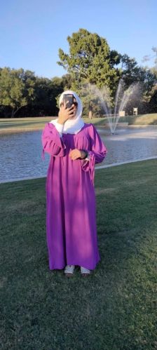 Plain islamic hijab, Stitch Type : Stitched