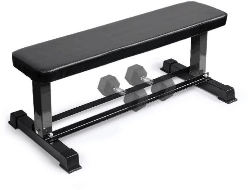 Polished Steel Flat Weight Bench, Office, Park Sitting, Railway Station, Sitting