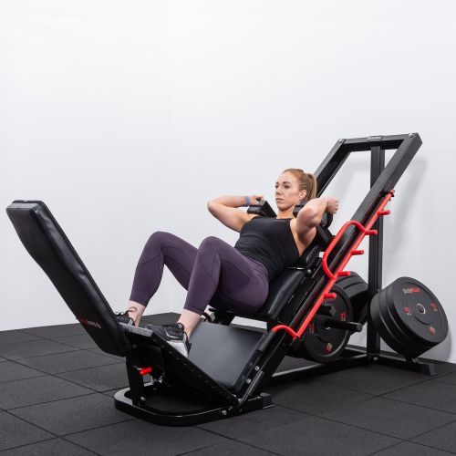 Manual Hack Squat Machine, Color : Black, Brown, Grey, Red, White