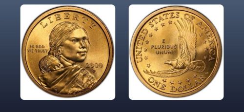 Non Polished Copper nickel Old Us 1 Dollar 0-5cm