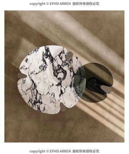 Printed Polished coffee table Medium, Packaging Type : Grey, Black