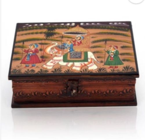 Polished wooden boxes for Storing Jewelry, Cosmetics Items