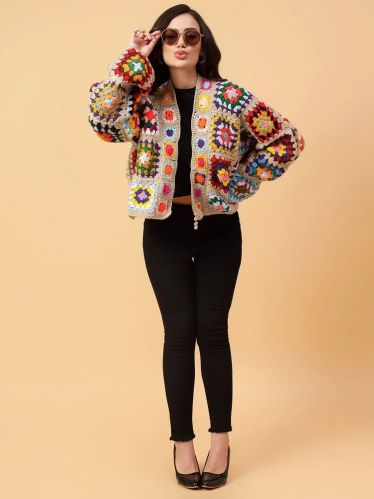 Solid Ladies Fancy Woolen Sweater Winter for Casual