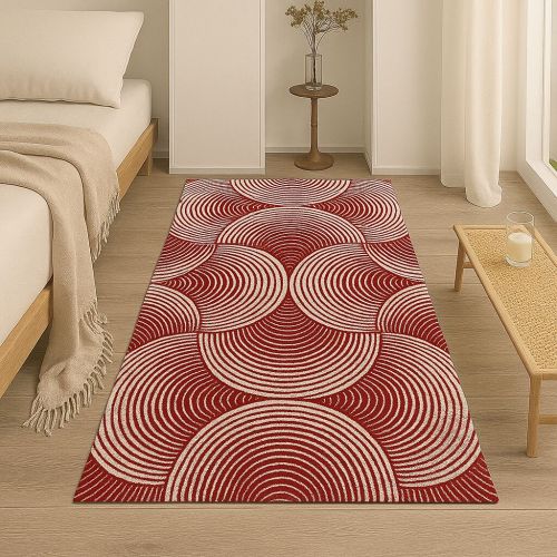 Floral Handmade Tufted Blended Pure Woolen Carpet