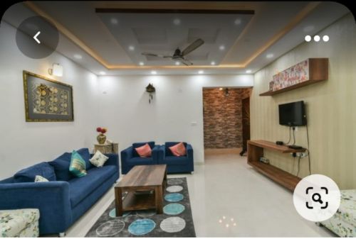 Plain Sofa Set, Primary Color : Blue, Frame Material : Wooden