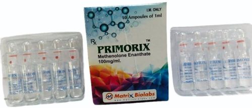 Primorix Methenolone Enanthate 100mg Injections, Form : Liquid