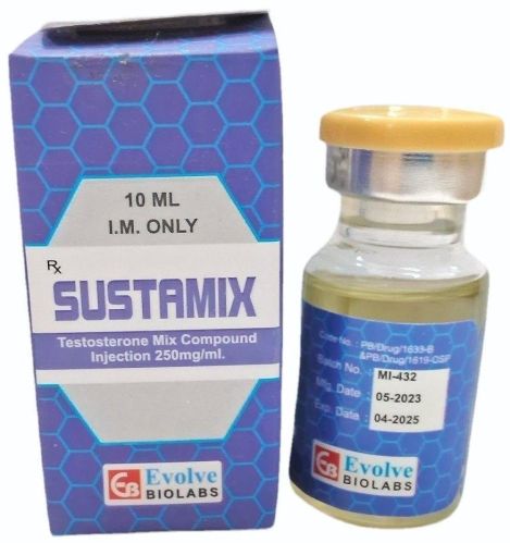 Sustamix Testosterone Mix Compound Injections, Form : Liquid