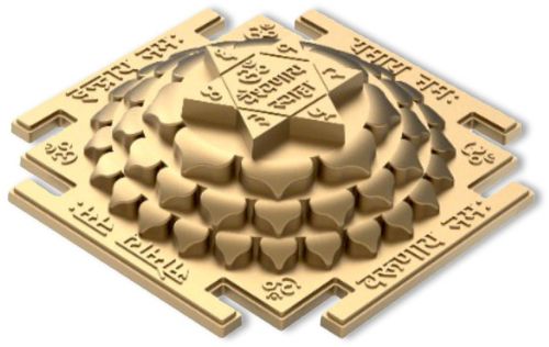 58mm Zinc Shree Kuber Yantra for Spiritual Purposes