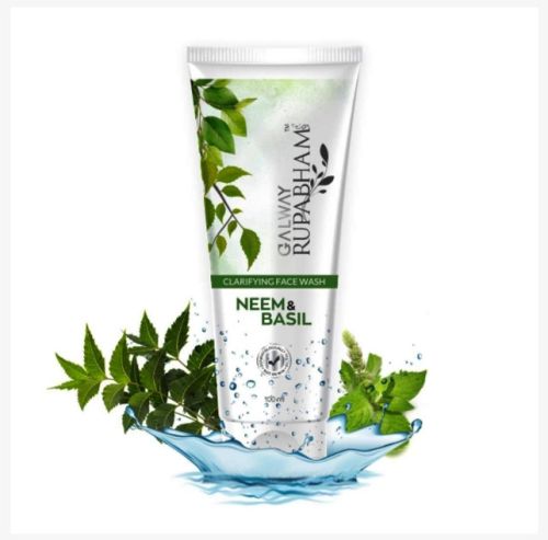 Neem And Basil Face Wash, Brand Name : Rupabham, Form : India