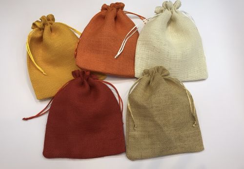 Jute Potli Bags, Capacity : 500gm, Packaging Type : Red
