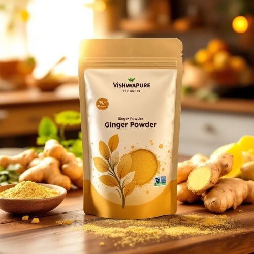 Vishwapure Ginger Powder, Color : Creamy, Packaging Size : 1Kg