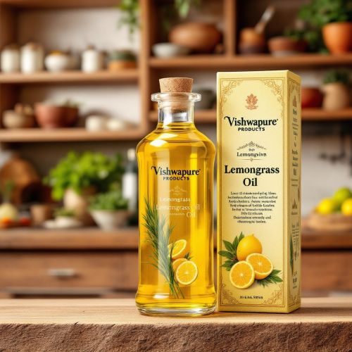 Vishwapure Lemongrass Oil, Color : Pale Yellow, Form : Liquid