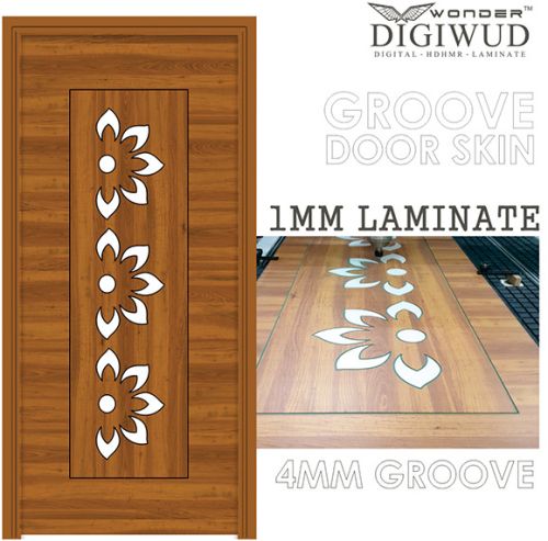 Wood Composite Grooving Laminated Doors