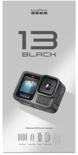 Gopro Hero 13 Action Camera, Packaging Type : Black