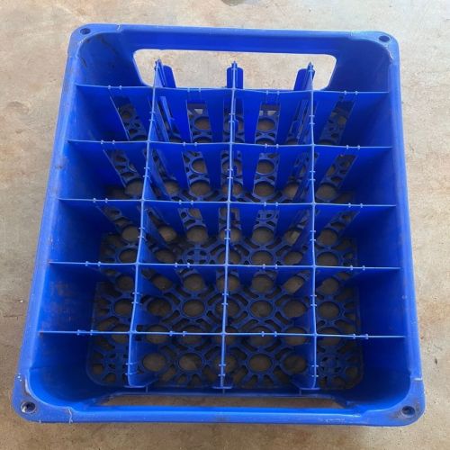Blue Plastic Soda Bottle Crates
