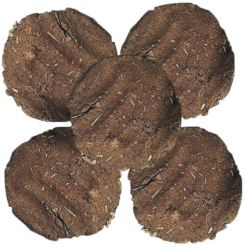 Cow dung cake, Shape : Round, Purity : 100%, Technics : Handmade
