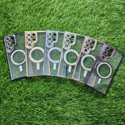 Samsung S24 Ultra Stylish Diamond Transparent Back Cover