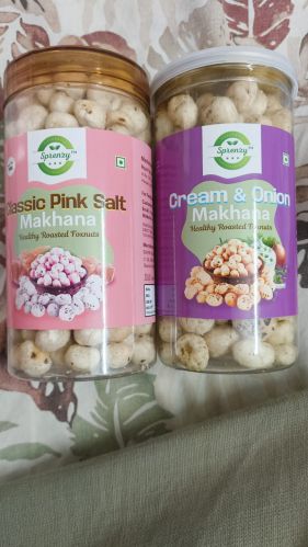 Roasted makhana, Packaging Type : Creamy for Salty