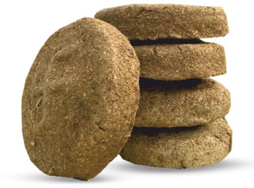 Cow Dung Cake, Shape : Round