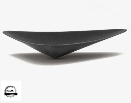 Wall Mounted Black Triangle Marble Wash Basin