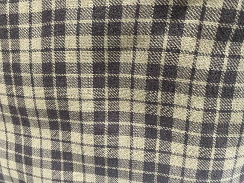 Printed Checks Woolen Lohi, Color : Black, White Classic
