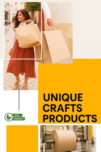 Plain Paper Bags, Color : White for Shopping, Gift Packaging
