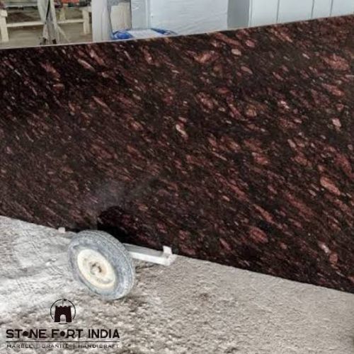 Doted Bagheera Brown Granite, Shape : Rectangular