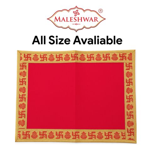 Velvet Plain Pooja Aasan, Brand Name : Maleshwar