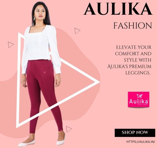 Straight Fit Lycra ladies leggings Medium, Large