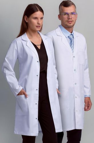 Plain Cotton Medical Lab Coats, Color : Light Blue, Gender : Unisex