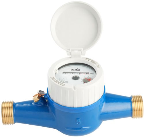 Brass Multi Jet Water Meter, Packaging Type : Silver