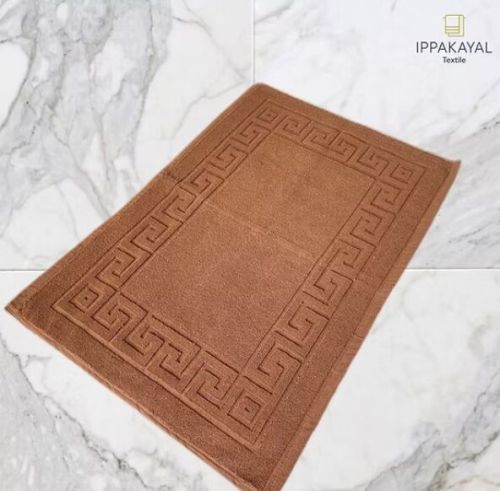 Brown Premium Cotton Bathmat for Bathroom